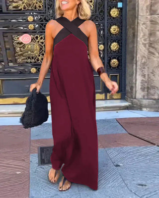 Quirine | Wrap-Front Maxi Dress