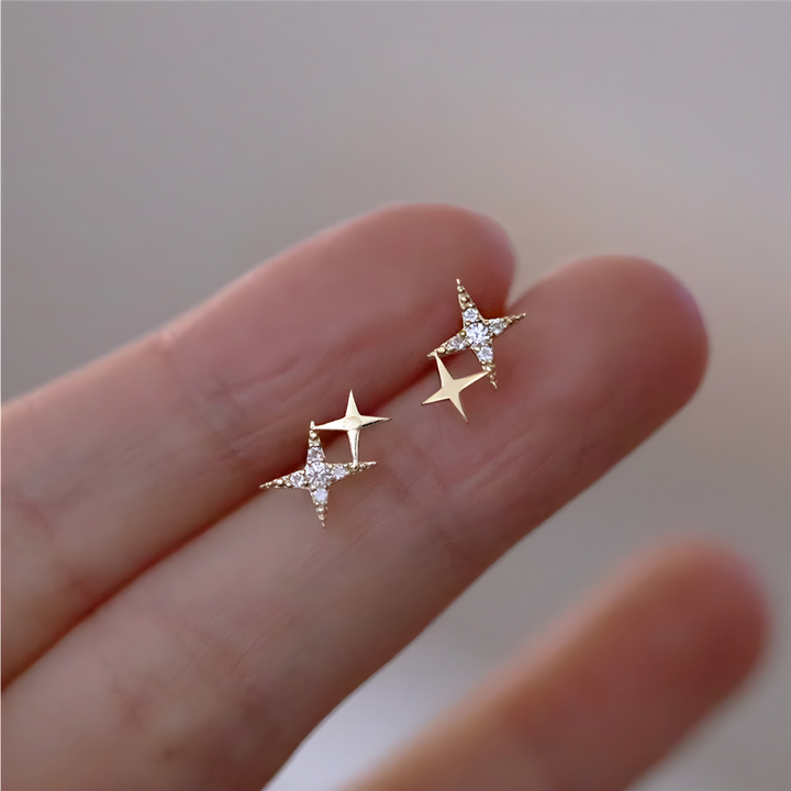 Stellara | Star Drop Earrings