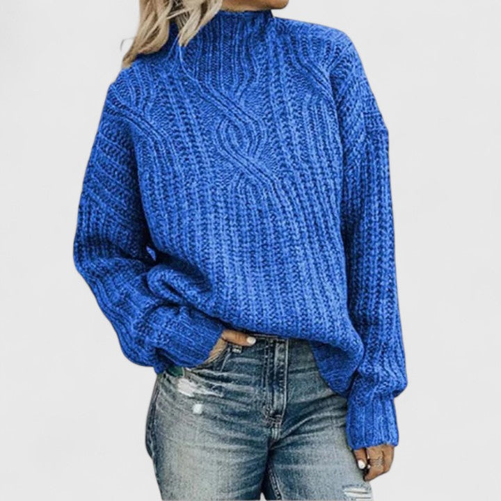 AERYNNA | SOPHISTICATED CABLE SWEATER