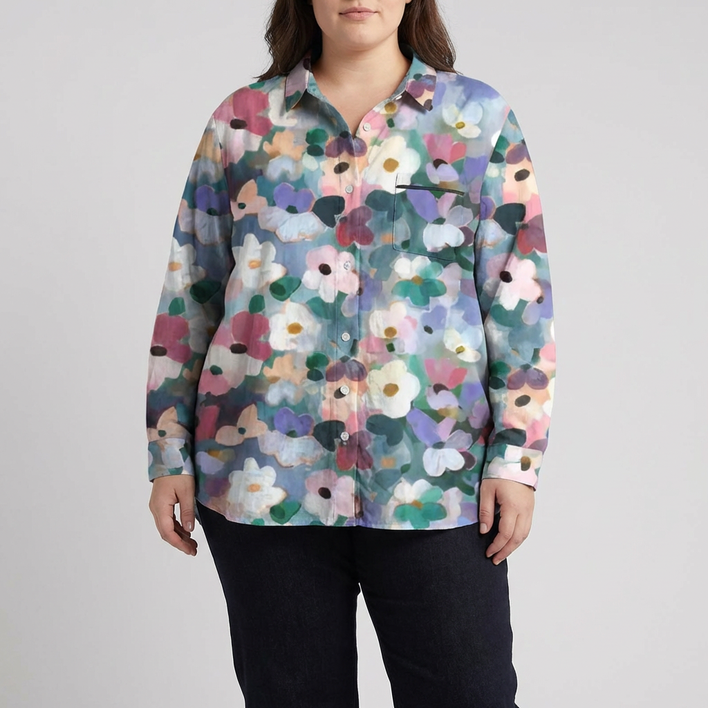 Elise™ | Elegant Linen Summer Blouse