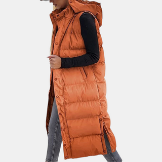 CASSIE | HOODED LONGLINE GILET
