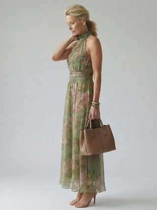 MIRELY | FLORAL MIDI DRESS FOR WOMEN