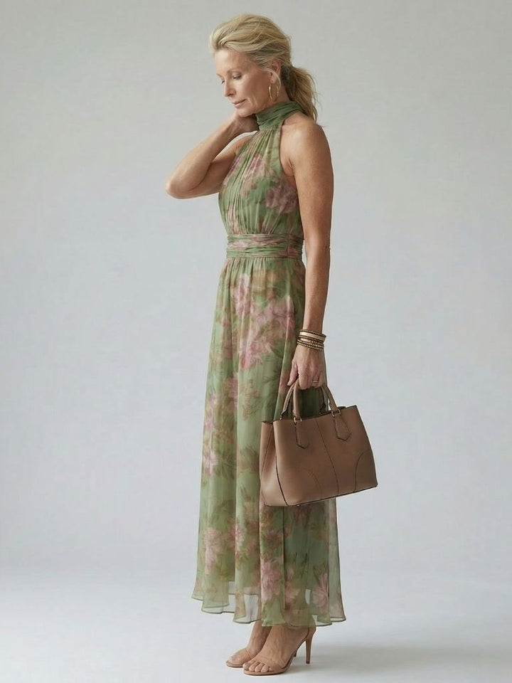 MIRELY | FLORAL MIDI DRESS FOR WOMEN