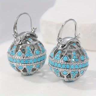 Agathe | Turquoise Drop Earrings