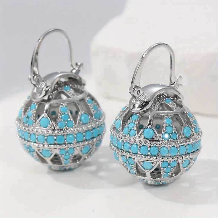 Agathe | Turquoise Drop Earrings