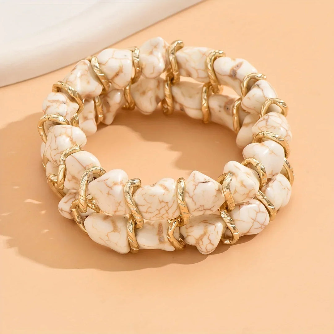 Galene | Woven Turquoise Bracelet