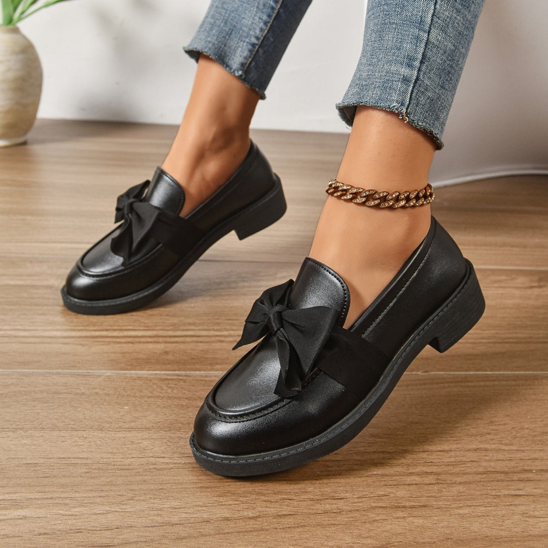 AYORA | ELEGANT BOW LOAFERS