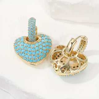 Romilly | Turquoise Heart Earrings