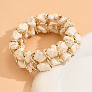 Galene | Woven Turquoise Bracelet