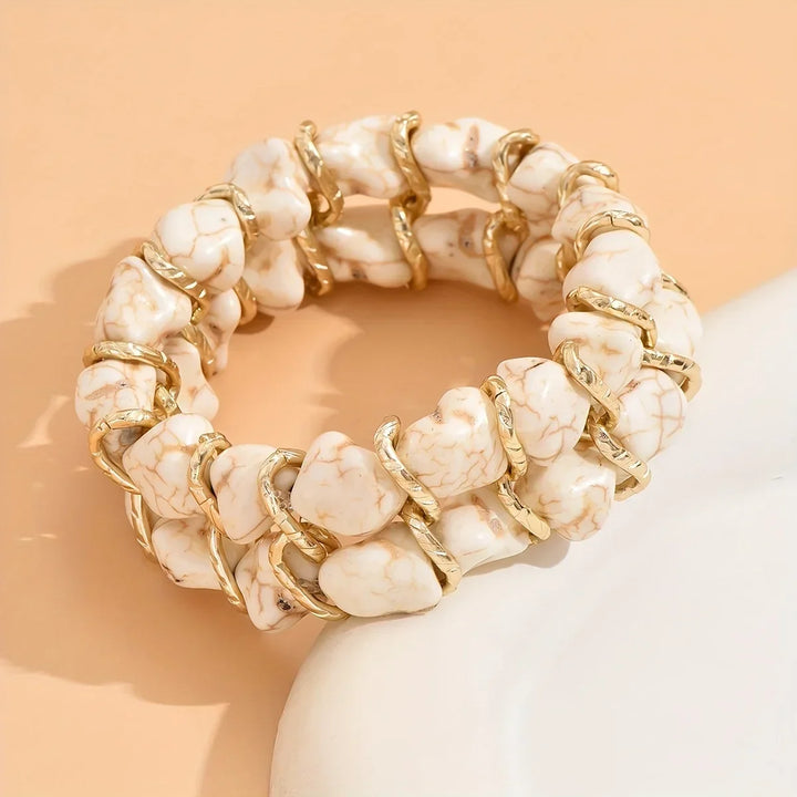 Galene | Woven Turquoise Bracelet