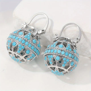 Agathe | Turquoise Drop Earrings
