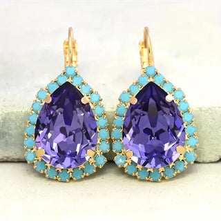 Rosalind | Crystal Teardrop Earrings