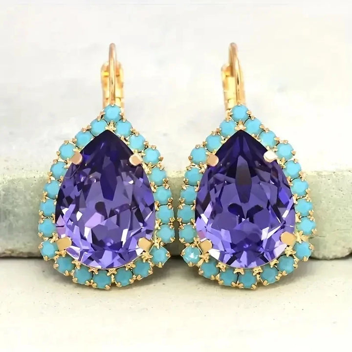 Rosalind | Crystal Teardrop Earrings