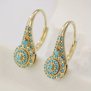 Primrose | Mosaic Turquoise Earrings