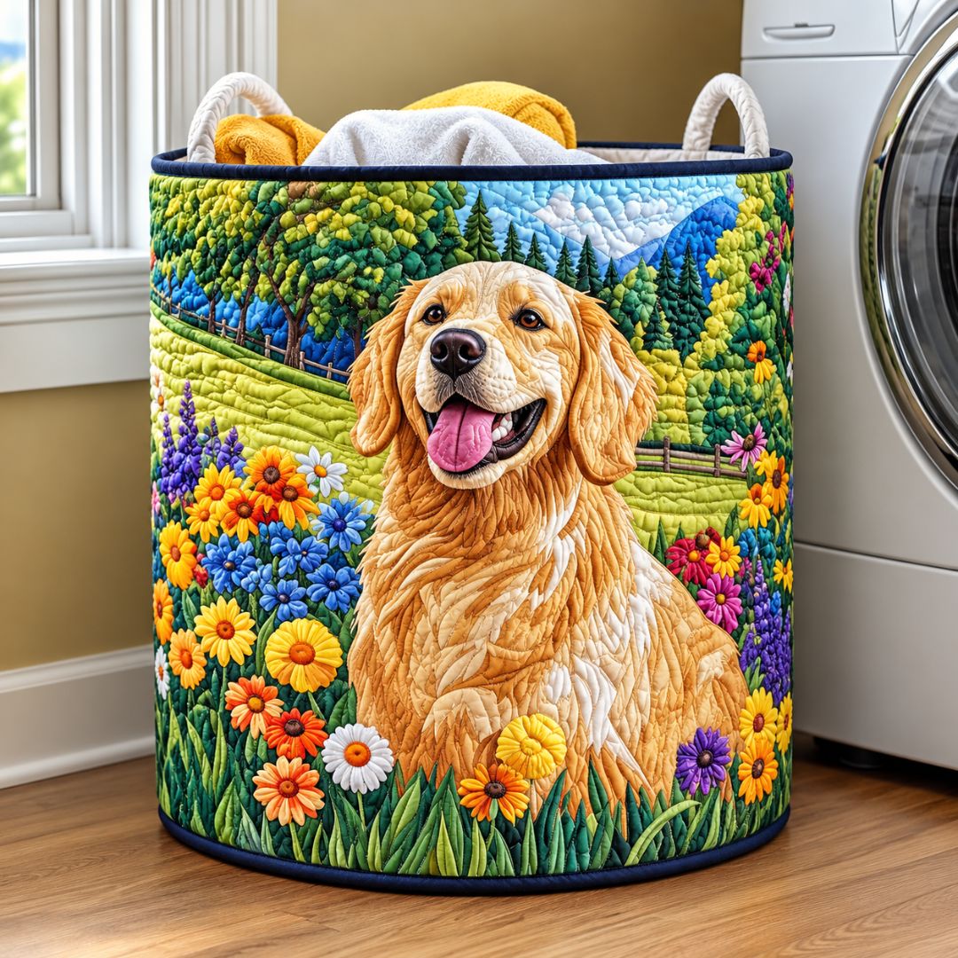 DIXIE | QUILTED LAUNDRY BASKET