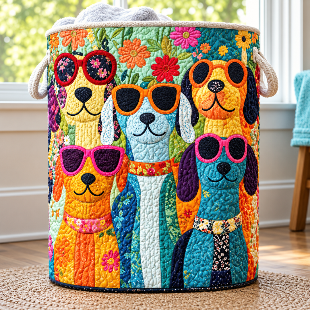 DIXIE | QUILTED LAUNDRY BASKET