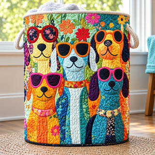 DIXIE | QUILTED LAUNDRY BASKET