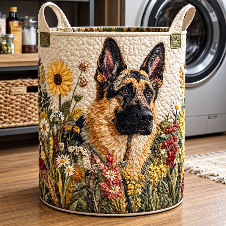 DIXIE | QUILTED LAUNDRY BASKET