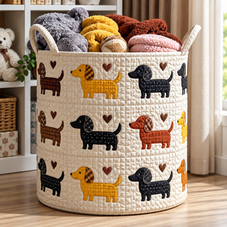 DIXIE | QUILTED LAUNDRY BASKET