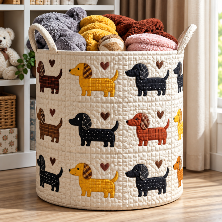DIXIE | QUILTED LAUNDRY BASKET
