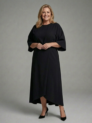 Sirenetta | Asymmetrical Midi Dress