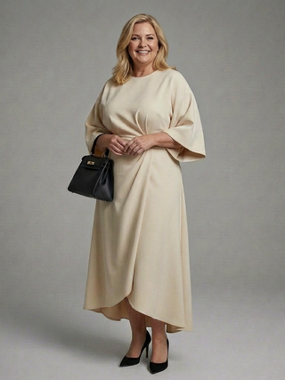 Sirenetta | Asymmetrical Midi Dress