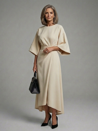 Sirenetta | Asymmetrical Midi Dress