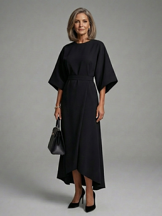Sirenetta | Asymmetrical Midi Dress