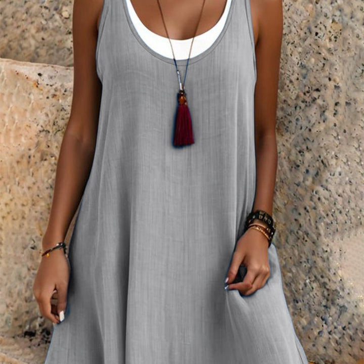 Elise slip dress Khaki