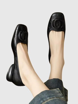 MISSY | SQUARE TOE FLATS