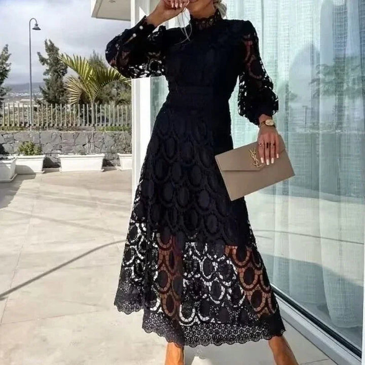 Leonor™ Dress in Handcrafted Lace with Delicate Finishing
