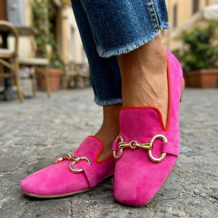 FLORIE | STATEMENT METAL-DETAIL LOAFERS