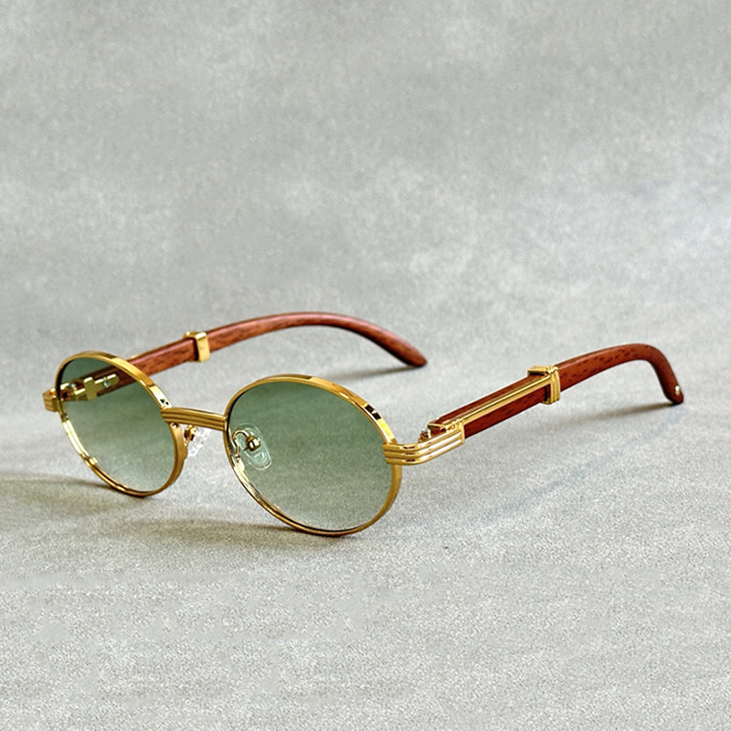 Teyro™ | Gradient Tinted Wooden Sunglasses