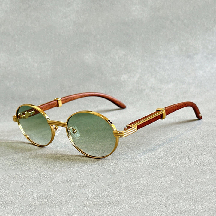 Teyro™ | Gradient Tinted Wooden Sunglasses