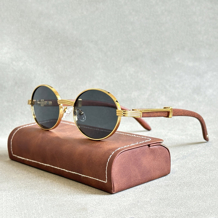 Teyro™ | Gradient Tinted Wooden Sunglasses