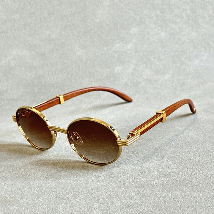 Teyro™ | Gradient Tinted Wooden Sunglasses