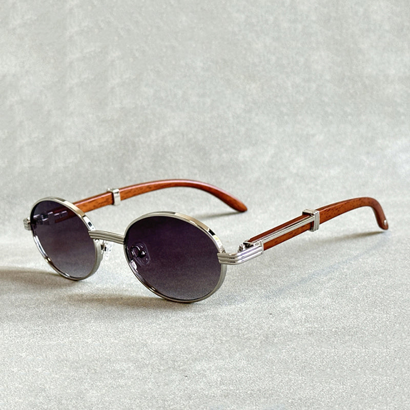 Teyro™ | Gradient Tinted Wooden Sunglasses