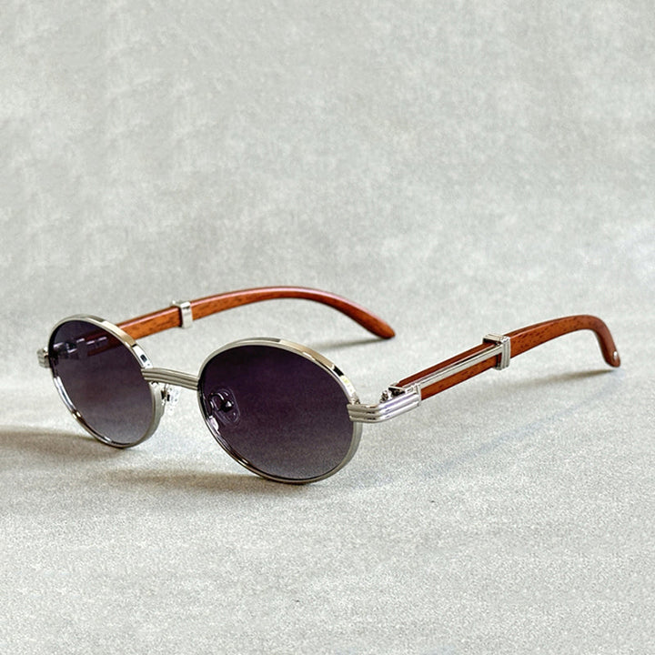 Teyro™ | Gradient Tinted Wooden Sunglasses