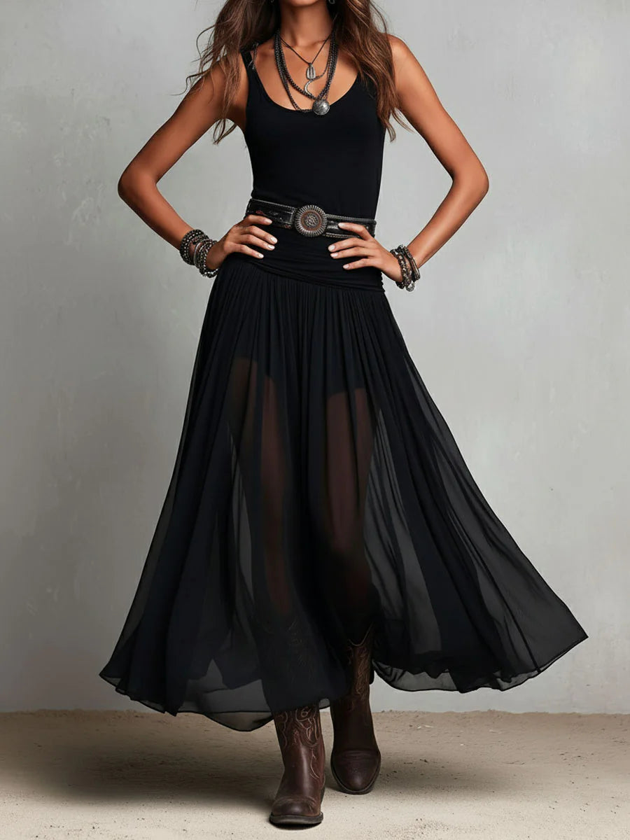 Calista™ | Black Maxi Dress