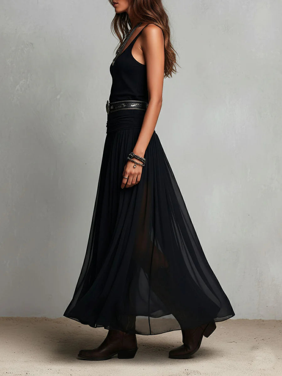 Calista™ | Black Maxi Dress