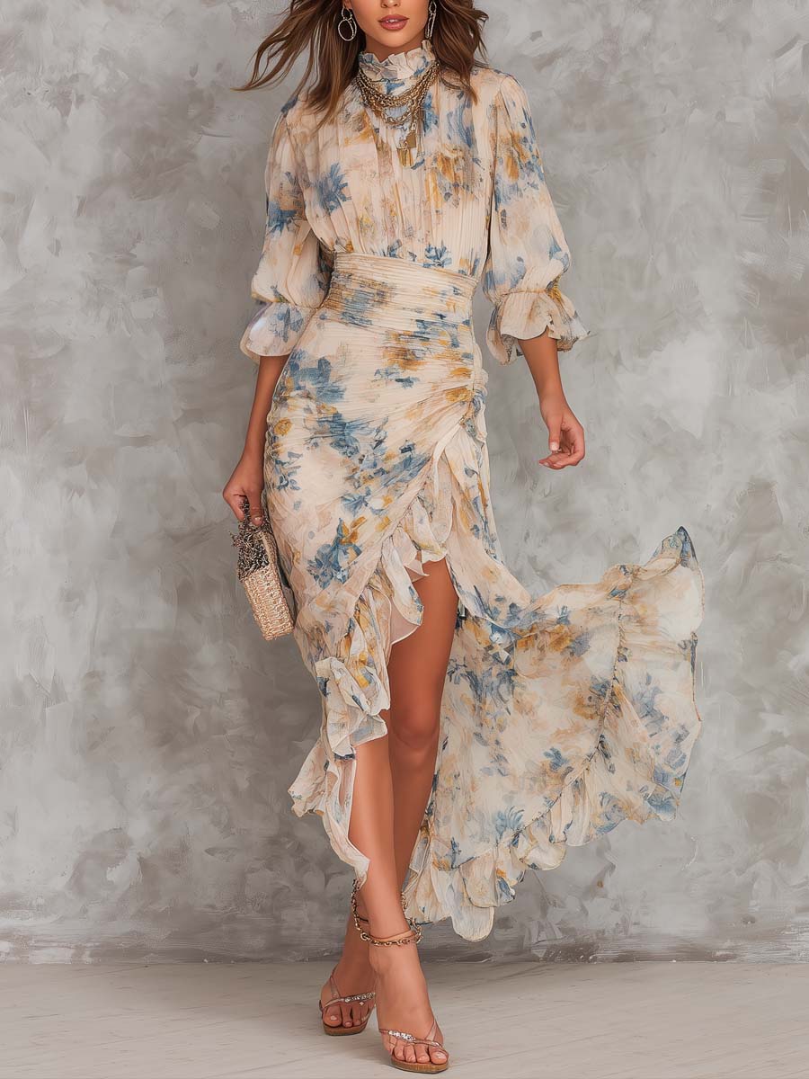 Rosalie | Chiffon Maxi Dress