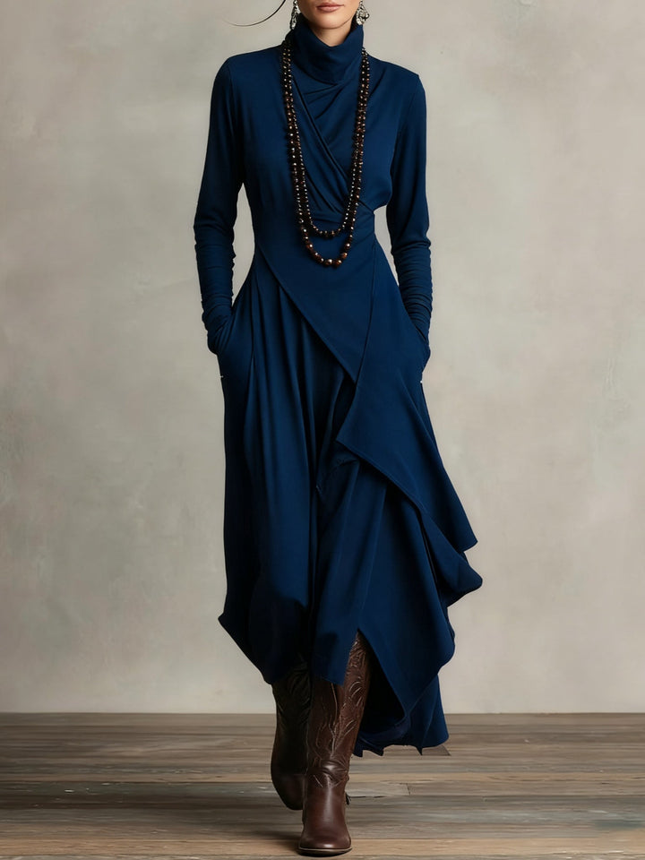 ARIELE | VINTAGE TURTLENECK DRESS