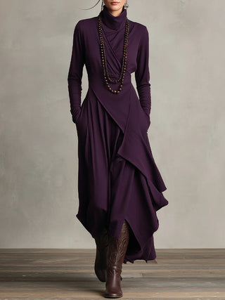 ARIELE | VINTAGE TURTLENECK DRESS