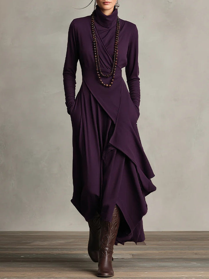 ARIELE | VINTAGE TURTLENECK DRESS