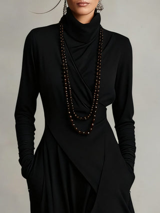 ARIELE | VINTAGE TURTLENECK DRESS
