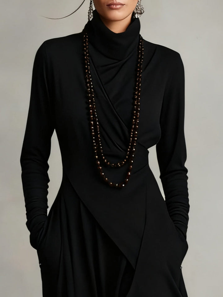 ARIELE | VINTAGE TURTLENECK DRESS