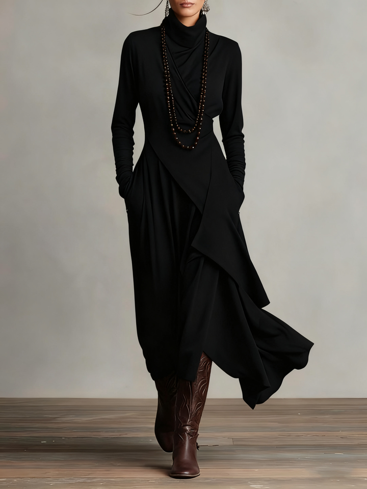 ARIELE | VINTAGE TURTLENECK DRESS