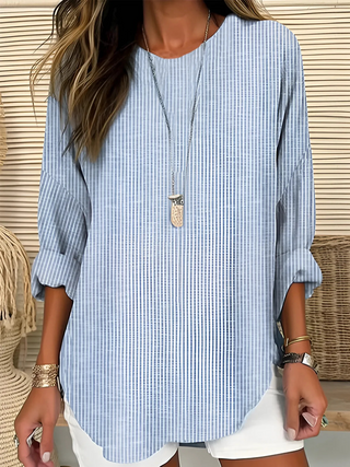 Rhea | Striped Blouse