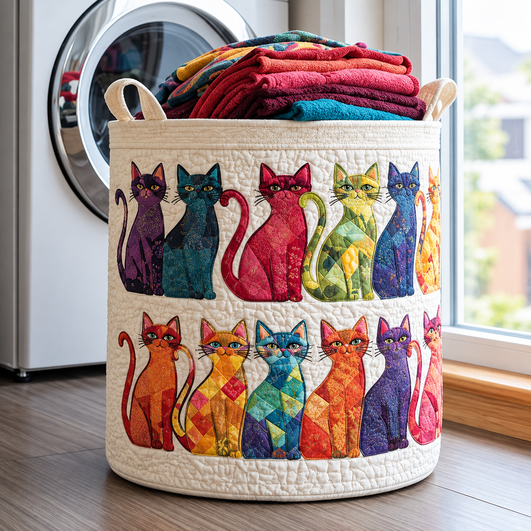 KATIE | CAT LAUNDRY BASKET