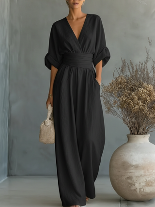 Eliane | V-Neck Jumpsuit